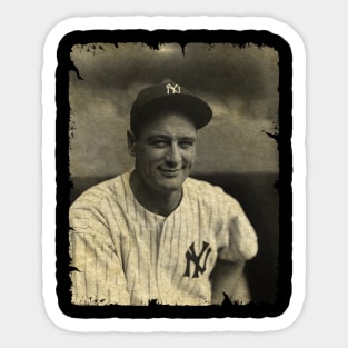 Lou Gehrig - 493 HRs Sticker